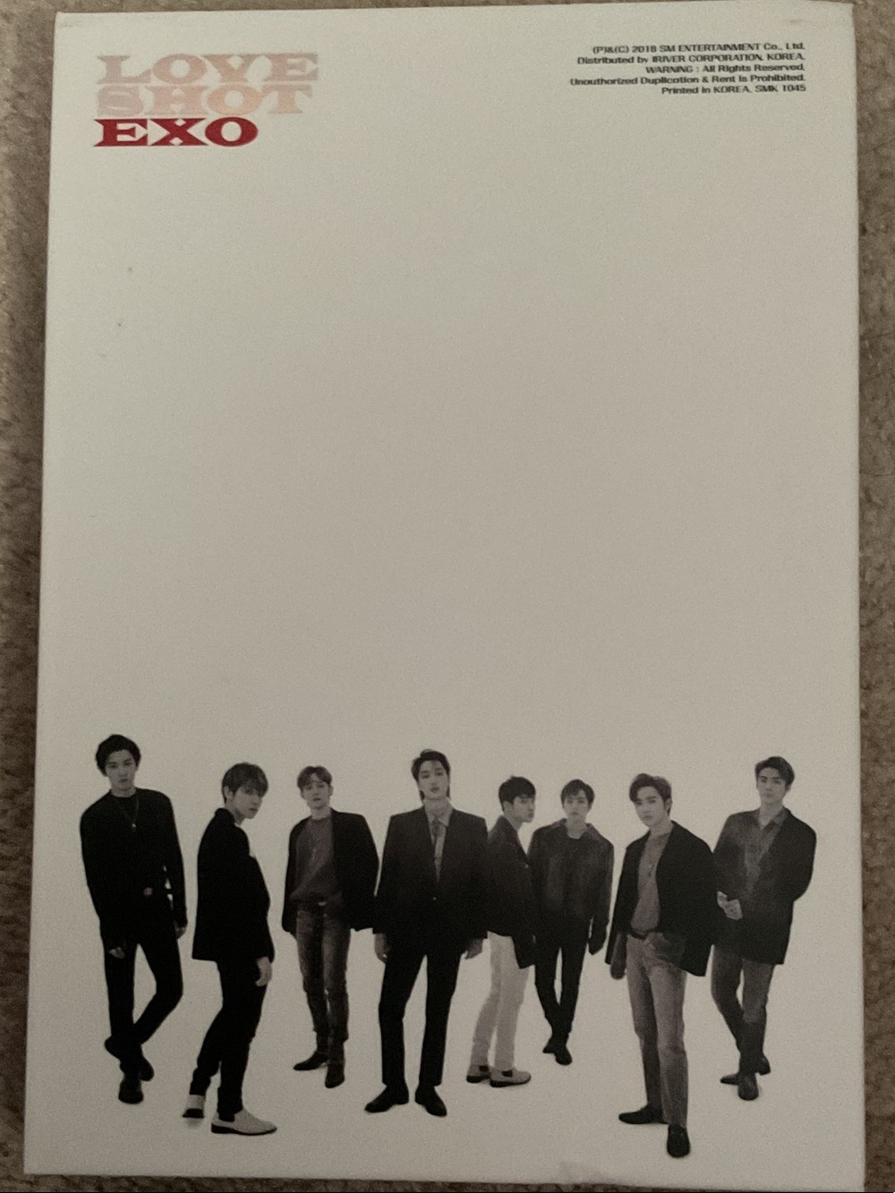 EXO "Love Shot" Album (photobook + cd)